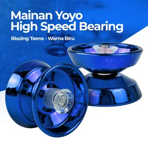 Mainan Yoyo High Speed Responsive Bearing Blazing Teens - M3016 - Blue Toys