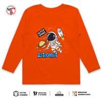 Gambar MAXIMO.CO Kaos Anak Astronot Outer Space Lengan Panjang Bahan Katun Combed Usia 3-12 Tahun Fashion Anak Astronot Series Premium Nyaman - Putih, M ( 10 - 15 kg ) dari Maximo Clothing Store Kab. Bandung 4 Tokopedia