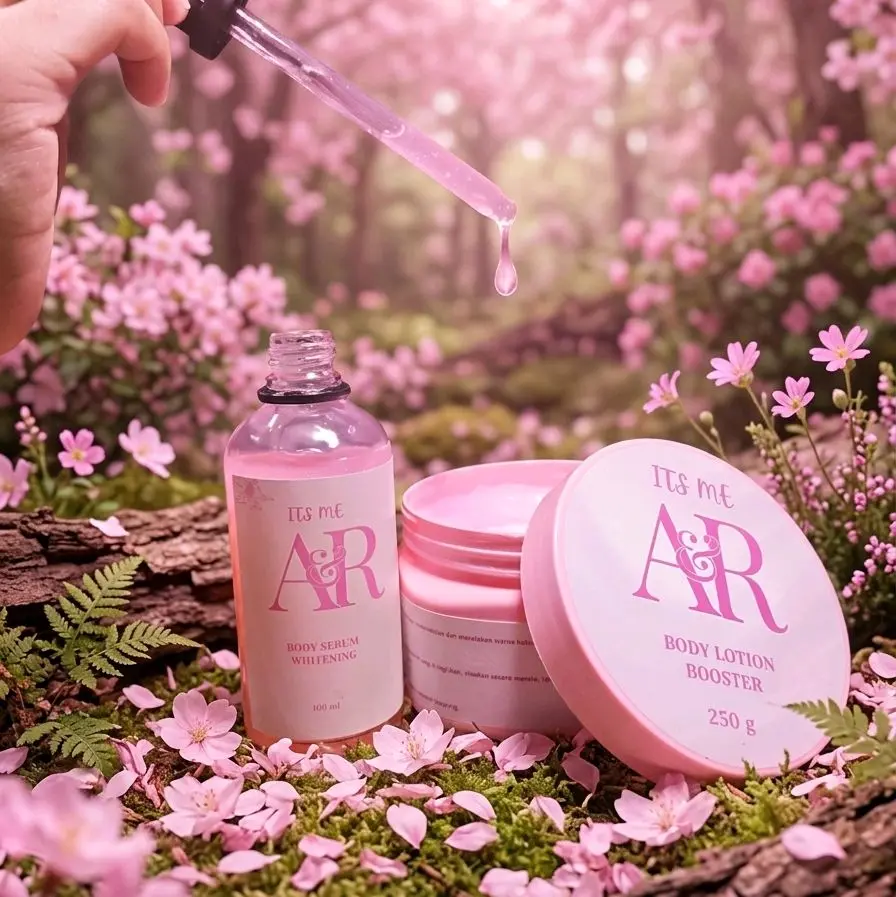 A&R bodylotion +serum whitening (peket combo)