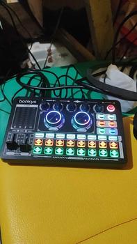 Product Review of Bonkyo F999 sound card + Headphone Berkabel dengan pemantauan peralatan audio set lengkap mikrofon sound card TIKTOK bernyanyi ponsel mixer khusus rekaman lagu K profesional[COD] from D**m 0
