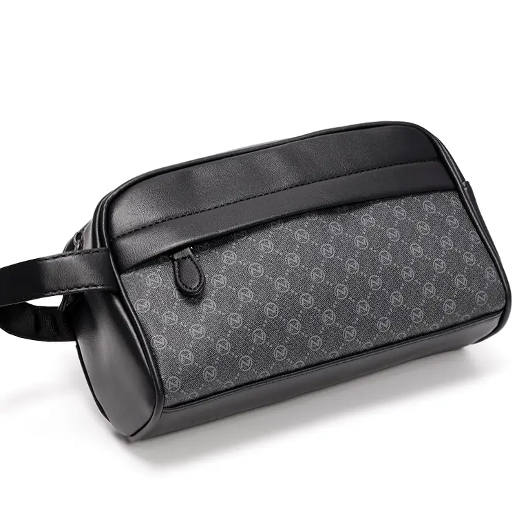 Leather Concept RAFAEL Pouch Kulit Anyaman Tas Tangan Kulit Clutch Kulit Handbag Unisex hitam pria