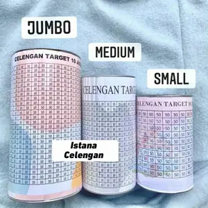 [UKURAN JUMBO] CELENGAN TARGET JUMBO VIRAL BUKA TUTUP PERMANEN