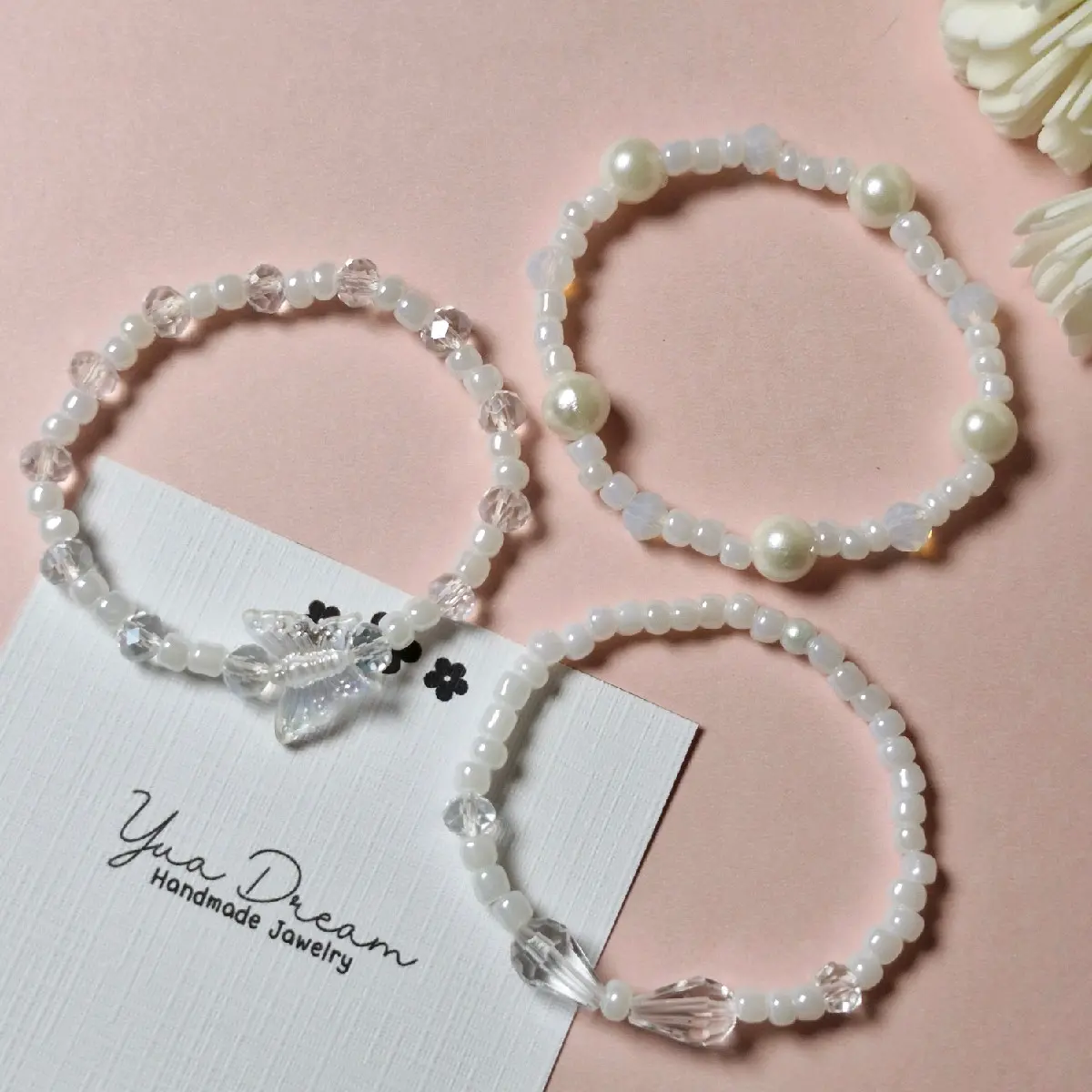 GELANG FAIRY BEADS KOREA SIMPLE AESTHETIC Manik