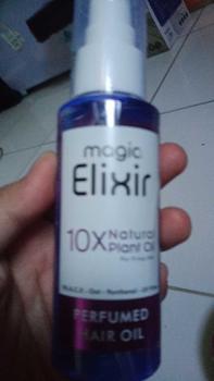 Product Review of Magia Elixir Series 100ml Hair oil untuk menutrisi serta membuat rambut menjadi berkilau tanpa lepek Haircare Vitamin from d**e 0