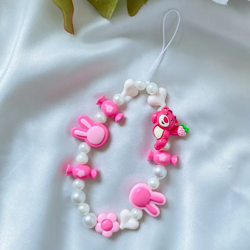 Gantungan Strap Hp Pink Lotso Lanyard Berkualitas 3
