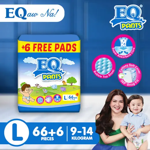 EQ Pants Mega Pack Large 66's - Pants Baby Diapers