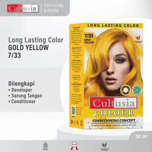 Cultusia Hair Color Gold Yellow 7/33 30 ML