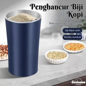 [XGoods] Blender Penggiling Biji Kopi Kacang Bumbu Dan Beras / Grinder Electric Coffee Portable Mesin Stainless