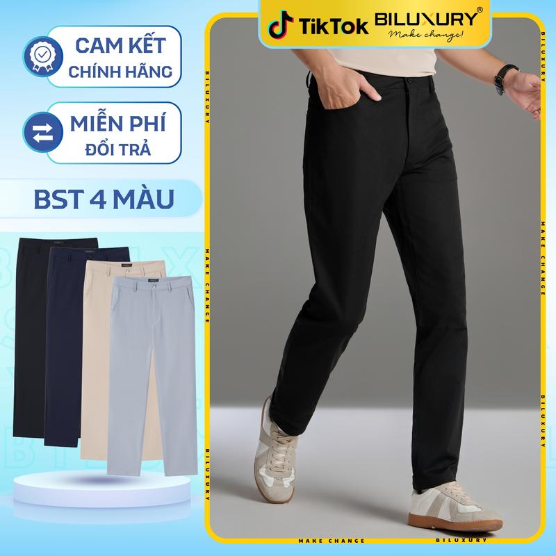 Quần Kaki Dài Biluxury 9QKKT001 Chống Nhăn, Bền Màu, Form ôm vừa người tôn dáng…