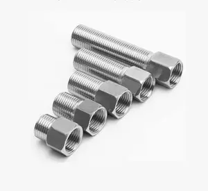 spare part keran air fitting sok kran panjang 1/2 inch stainless 3cm 4cm 5cm 7cm 10cm SL
