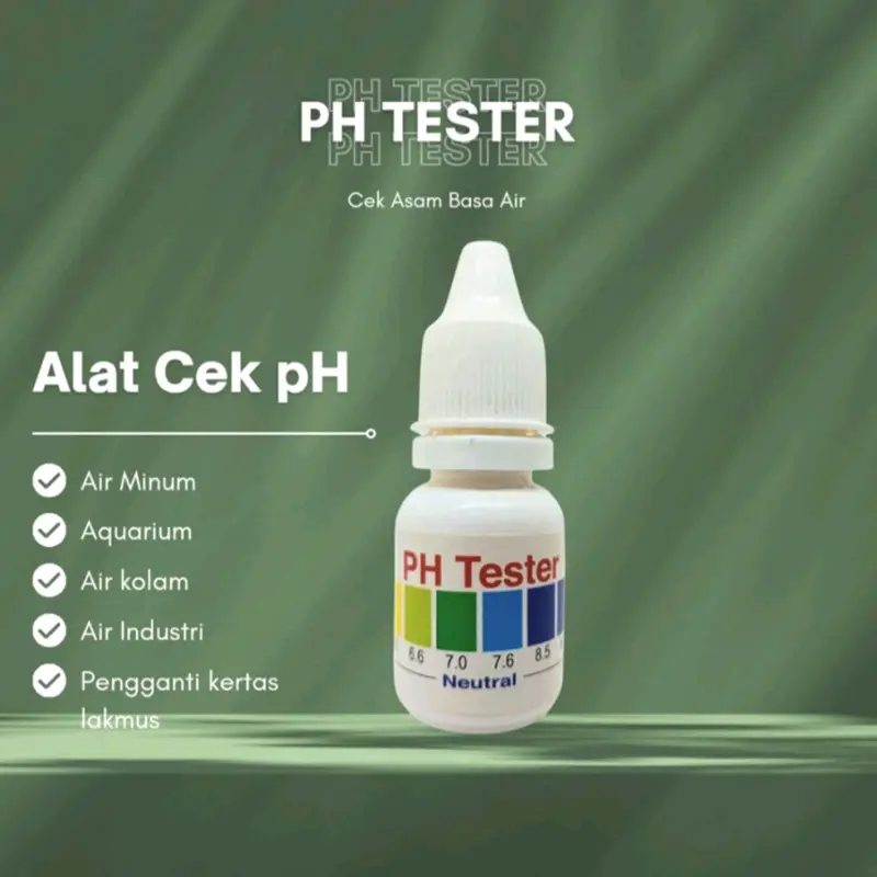 PH TESTER ORIGINAL ALAT UKUR CEK ALKALI KEASAMAN PH AIR 3