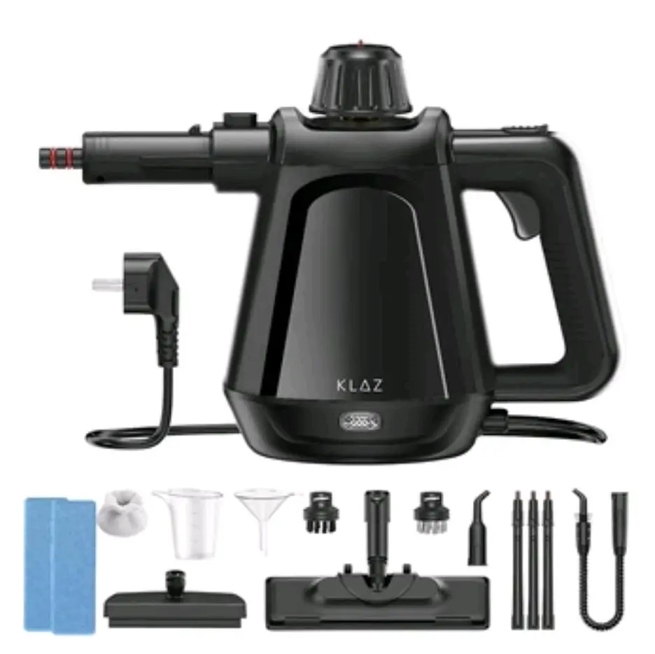 Pembersih Uap Klaz Steam Cleaner 450 Ml 1200 Watt Aksesoris Lengkap Serbaguna