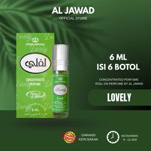 PROMO Paket 6 botol 6ml - Al Jawad Lovely Aroma Citus Musky Powdery Parfum Pria Wanita Tahan Lama