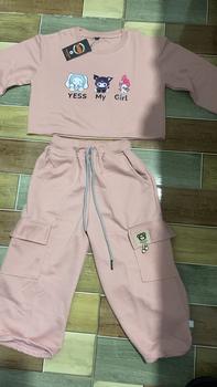 Product Review of Masyken Setelan Sweater Anak Perempuan Crop Top Usia 1-6 Tahun Bayi Parsel TPE Beige from S** 0