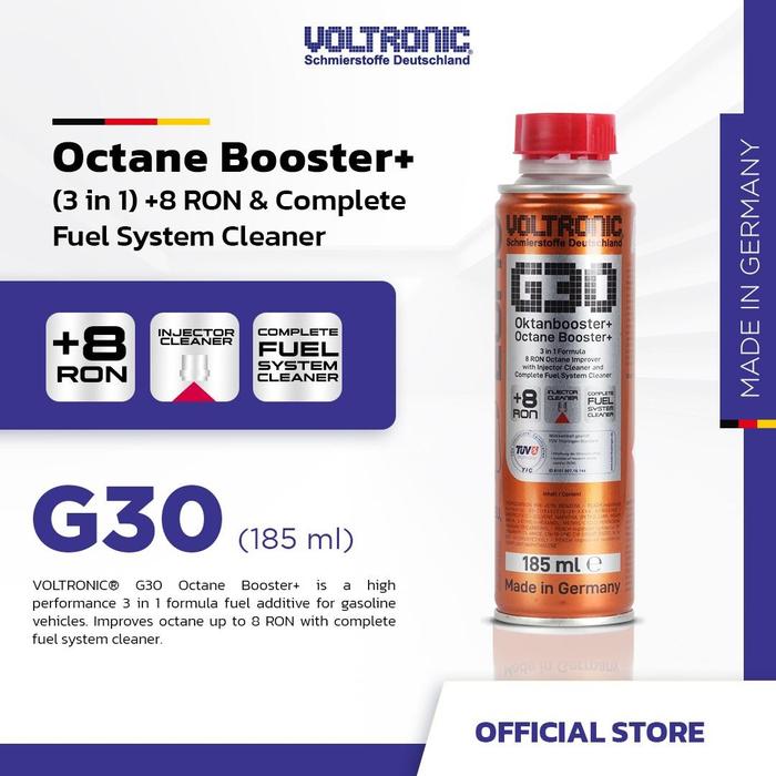 Gambar VOLTRONIC G30 - Octane Booster+ (2 in 1) 8 RON & Fuel System Cleaner dari Voltronic Indonesia Official Kota Administrasi Jakarta Barat Tokopedia