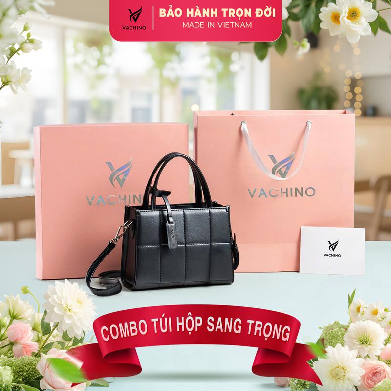 Túi vachino- Túi đeo chéo da nữ dáng vuông phong cách sang chảnh thời trang hiện đại - TX054