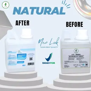 Refil Deodorant Spray Natural 500ml Herbal A 81 BPOM Penghilang