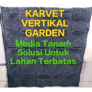 Karpet vertikal garden/wall planter bag 4,5,18,36 kantong media tanam untuk lahan terbatas  Media Pot Tanaman