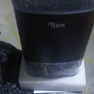 Tixx Dehumidifier 1L 36W hemat energi penyedap kelembaban ruangan rumah kamar tidur kamar mandi anti jamur dan bau busuk pembersih udara disinfeksi 99.9% teknologi kondensasi semikonduktor silent rendah kebisingan lampu LED warna warni