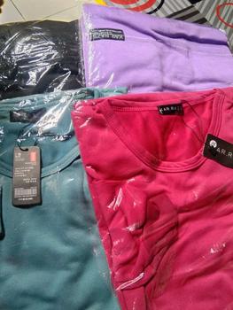 Product Review of Promo Murah 100RB-an dapat 4pcs Kaos Polos Wanita Slim-fit Atasan Lengan Panjang Rib Bawahan Oval Wanita from n**k 0