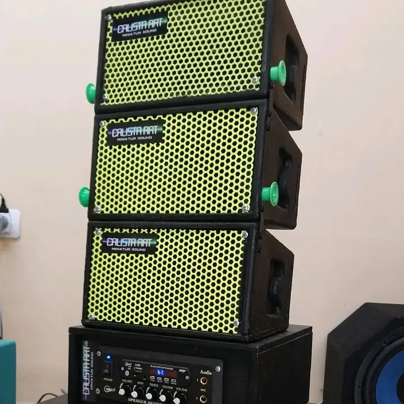 Paket sound system miniatur ruangan keluarga 2 , dengan Speakers, Bass, Bluetooth, Amplifier Wireless Accessories Subwoofer 1