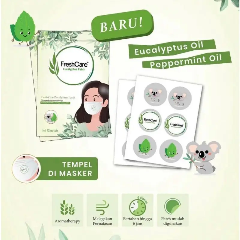 FRESHCARE Eucalyptus Patch isi 12 pcs