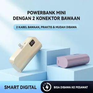 Mini Powerbank Dxpower 6500mAh Bisa untuk Semua Tipe HP & Sertifikasi CCC Mudah Dibawa Kemana Aja Bergaransi