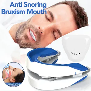 Anti Snore Mouthpiece,Adjustable Sleeping Mouth Guard,Stop Snoring Device for Night Time Teeth Protection and Bruxism
