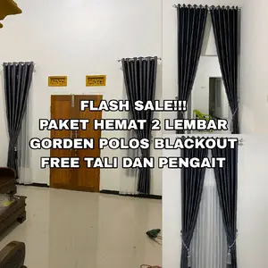 PAKET HEMAT 2 LEMBAR GORDEN POLOS UNTUK PINTU DAN JENDELA