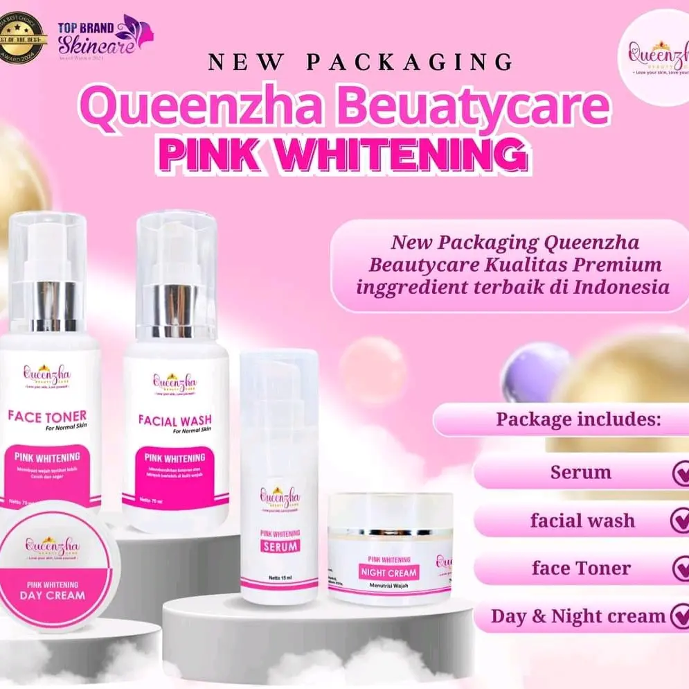 PAKET PINK WHITENING QUEENZHA ORIGINAL