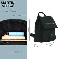 Gambar Martin Versa Tas TRW15 Ransel Wanita Kanvas Punggung Ipad Bag Women Backpack - HITAM dari Martin Versa Kota Administrasi Jakarta Pusat 4 Tokopedia