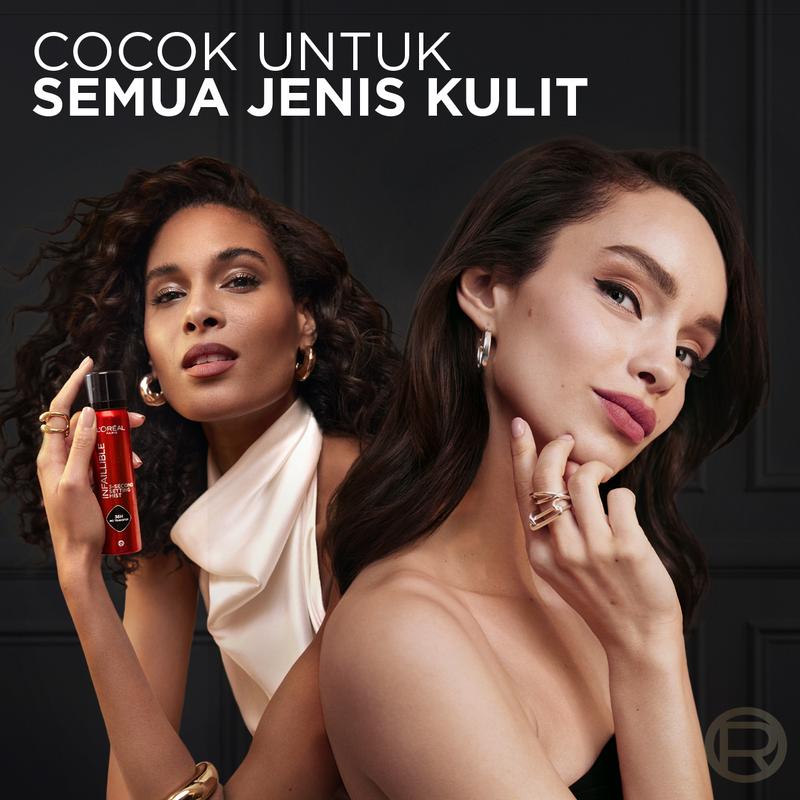Product Introduction of [PAKET HEMAT] L'Oreal Paris Infallible 32H Matte Cover Foundation + Setting Spray 3