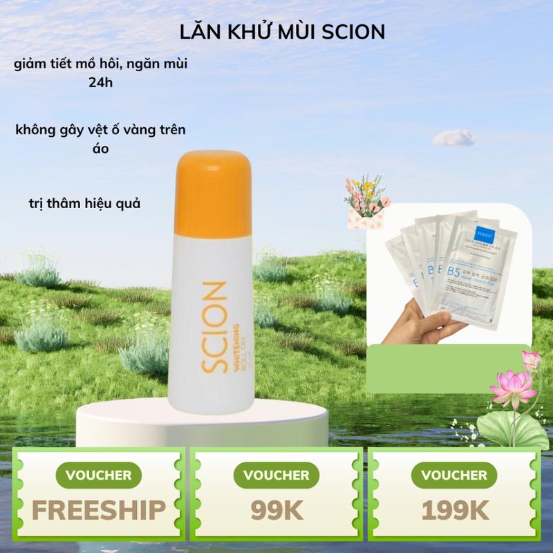 Lăn Nách Khử Mùi Scion 75ml - Ngăn Hôi Cơ Thể Hiệu Quả 48hx1cv1xvx21x10v