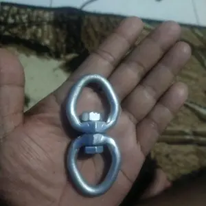 swipel /kili 8 mm dua putaran untuk tali smabung domba sapi kambing - 3pcs