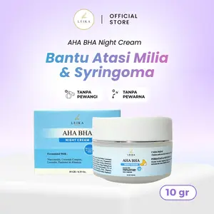 Leika Skincare Night Cream AHA BHA BPOM