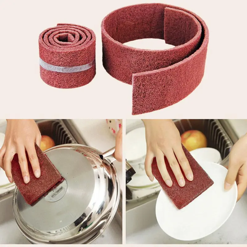 Miếng Cọ Rửa Nhà Bếp, Vải Lau Đa Năng, Dày Dặn, Miếng Cọ Rửa Loại Bỏ Gỉ Sét, Cho Nồi, Z3L4 6