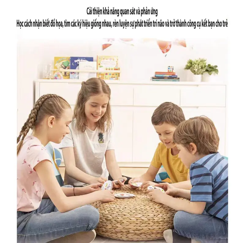 Spot It Dobble Find It Game Gia Đình Tập Hợp Lễ Hội Sinh Nhật Đảng Đồ Chơi Trẻ Em Bảng Trò Chơi Bộ Bài Thẻ BàiThẻ trò chơi giải đố tiệc nhiều người chơi Iron Box Find Your Sister, Thẻ trò chơi cha mẹ-con cái 7