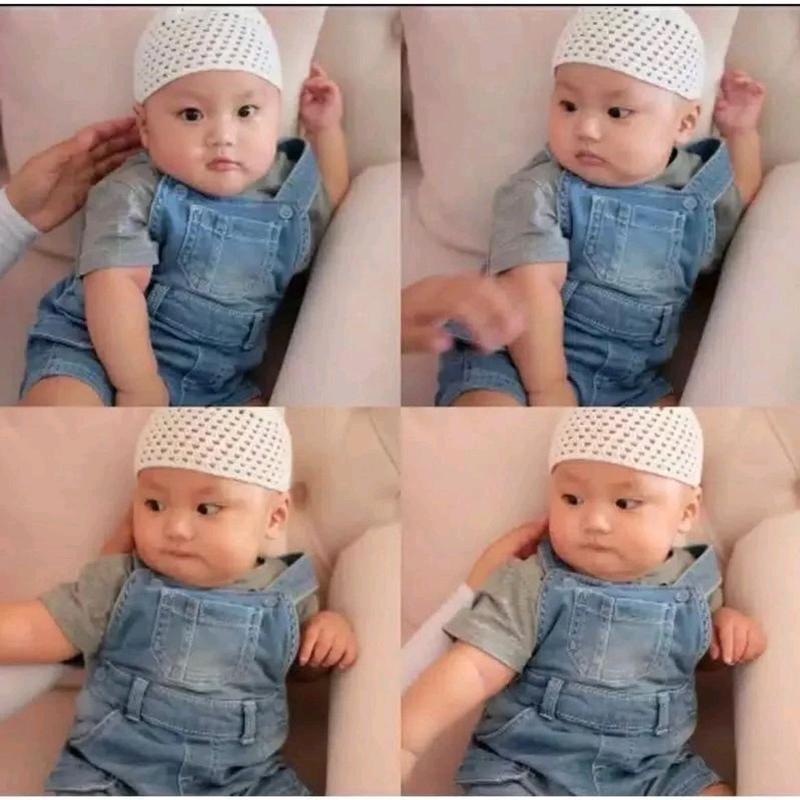 kopiah baby newborn sampai 3yo / kopiah kanak kanak / peci bayi ...