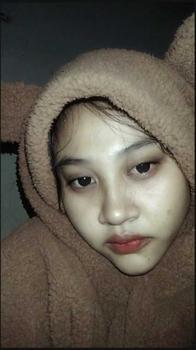 Product Review of Sweater Hoodie Crope V Bear Sherpa Bulu Domba Fit Wanita Tebal Oversize Cream from n**t 1