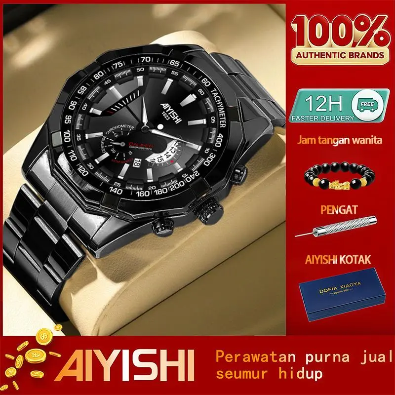 Black-Black dial【Edisi Eksklusif Limited】