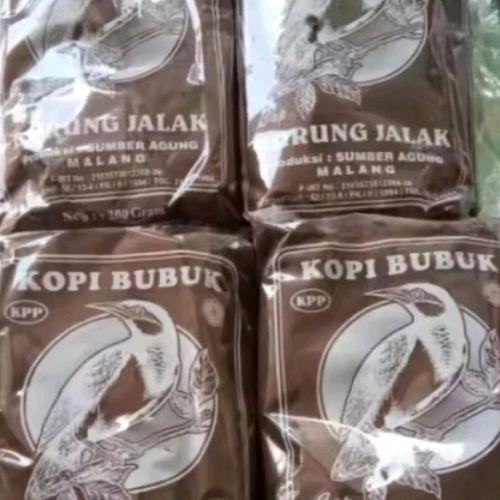 terlaris 5 bungkus kopi cap burung jalak/kopi murni tanpa campuran / khas malang 200 gram 2