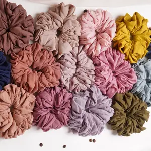 Kunciran Hijab bahan pollycotton dan ceruty