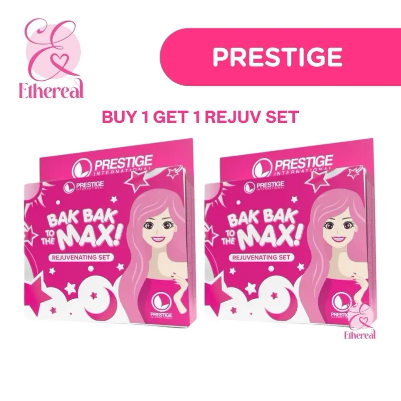 PRESTIGE REJUVENATING SET Cleanse Renew Protect Whitening Skincare Exfoliate Acne