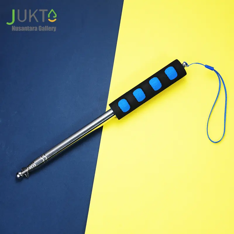 JUKTA[COD]2M Tongkat Bendera Set Tiang Bendera Tour Leader Travel Telescopic - Tongkat Pandu Wisata Serbaguna dan Portable! Pengatur Komando Stainless Stell Teleskopik Berkualitas Tinggi - Tahan Lama dan Praktis! 0