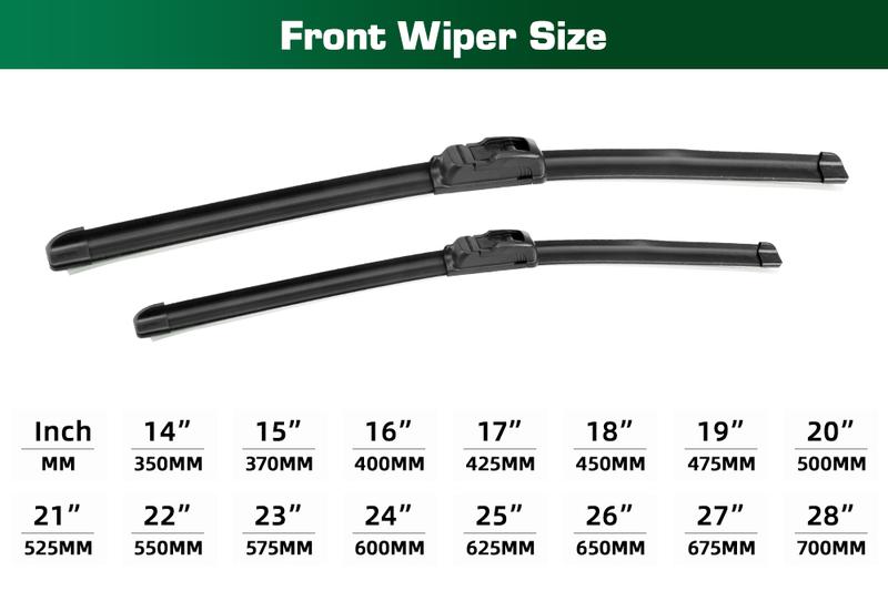 Product Introduction of For Kia Cerato Forte K3 Koup 2012-2018Wiper Front Wiper Blades Windshield Windscreen Window 6