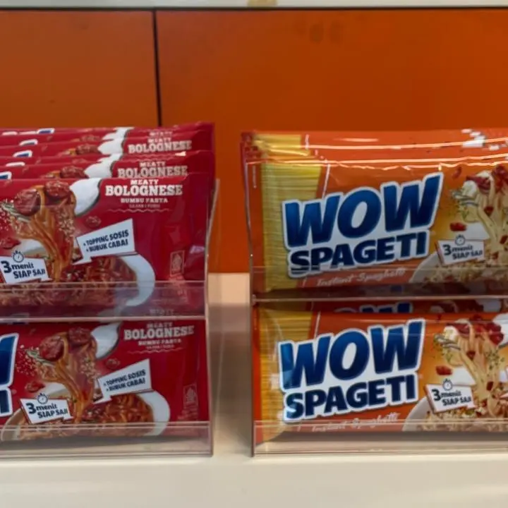 Mie Instan Wow Spageti Rasa Ori untuk Santapan Siap Saji - Food Noodles Spaghetti 2