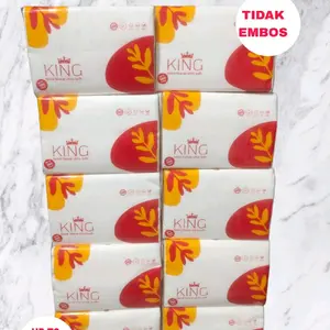 (10 PACK) TISU KING 360 HELAI TIDAK EMBOS ISI 10 PACK MURAH DAN GRATIS ONGKIR UKURAN 130MM X 170MM