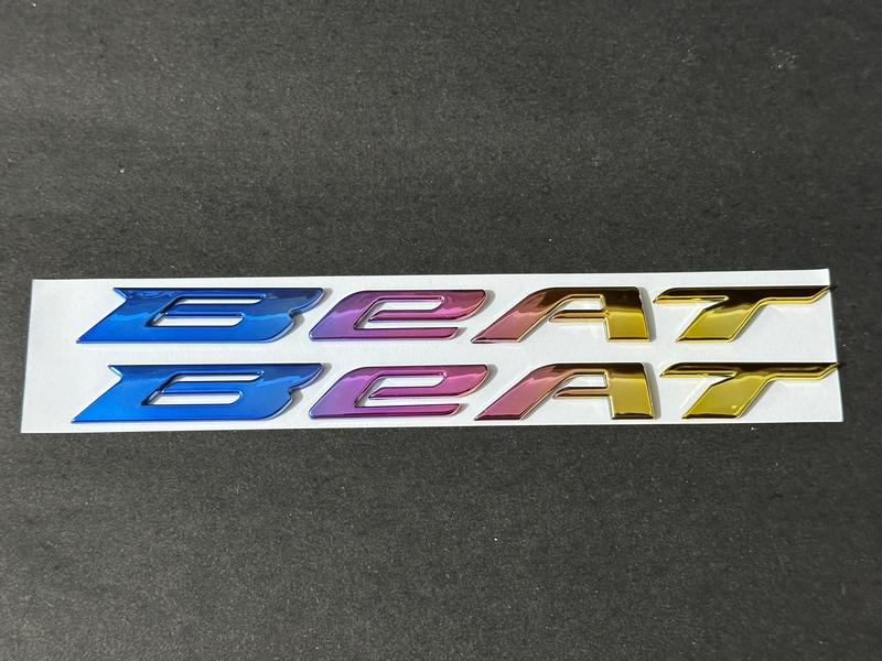 Emblem Vario Click Beat Scoopy  Rainbow Bahan Plastik Keras Tebal warna warni harga 2 pcs 6