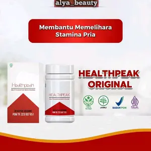 healthpeak Obat Herbal Meningkatkan Stamina Dan Kebugaran Pria - Isi 30 Kapsul BPOM