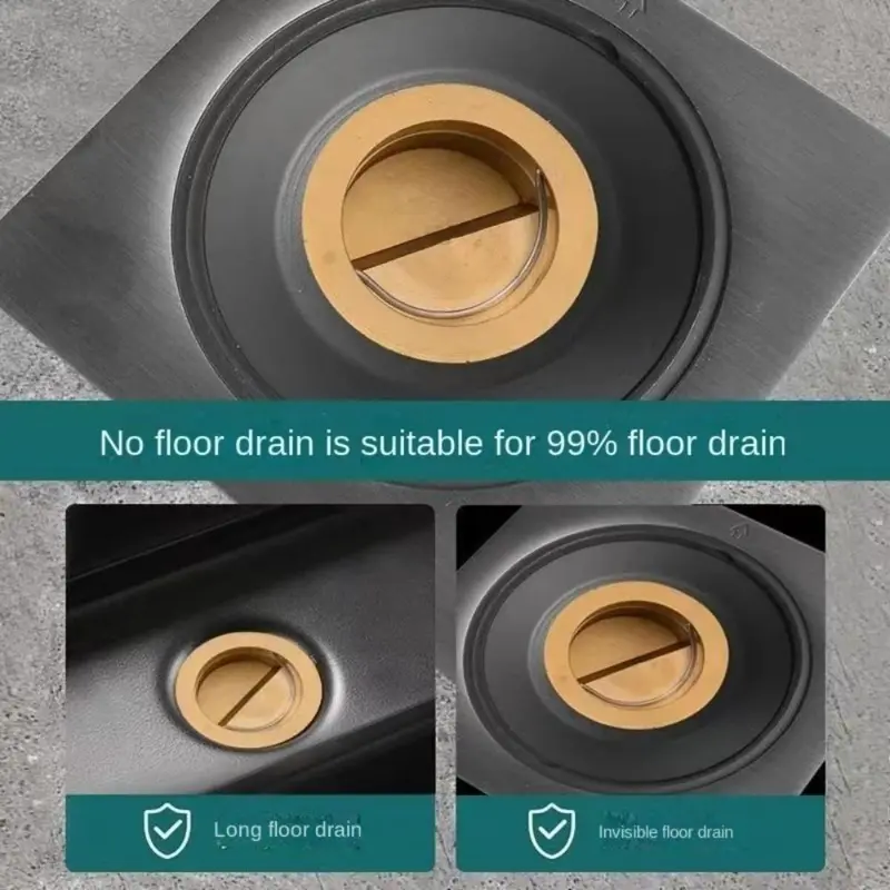 Katup Penutup Saluran Air Wastafel Dapur Floor Drain Penutup Saluran Air Tutup Floor Dapur Kamar Mandi Anti Serangga Bau Anti Karat 8